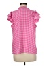 1.State Pink Short Sleeve Blouse Size M - photo 2