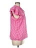 1.State Pink Short Sleeve Blouse Size M - photo 4