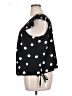 Scoop Black Short Sleeve Blouse Size 16 - photo 5