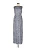 Mac Duggal 100% Polyester Gray Casual Dress Size 8 - photo 1