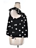Scoop Black Short Sleeve Blouse Size 16 - photo 4