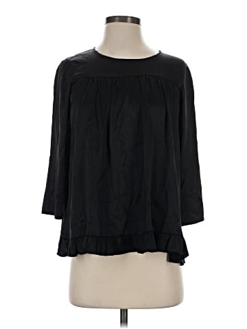 Alisha Levine 3/4 Sleeve Silk Top (view 1)