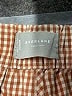 Everlane 100% Cotton Checkered-gingham Tan Shorts Size 2 - photo 3
