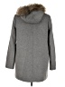 J.Crew Factory Store 100% Polyester Gray Coat Size 8 - photo 2