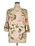 Context Pink 3/4 Sleeve Blouse Size XL - photo 1