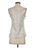Theory 100% Silk Ivory Sleeveless Top Size S - photo 2
