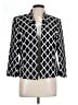 Kasper 100% Polyester Print Black Blazer Size 10 - photo 1