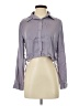 Self Esteem 100% Polyester Gray Long Sleeve Blouse Size S - photo 1