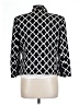 Kasper 100% Polyester Print Black Blazer Size 10 - photo 2