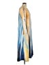 Unbranded 100% Polyester Graphic Blue Casual Dress Size XL - photo 4