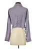 Self Esteem 100% Polyester Gray Long Sleeve Blouse Size S - photo 2