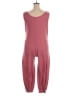 Shein Solid Burgundy Romper Size 8 - 10 - photo 2