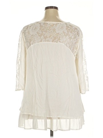 Indigo Soul 3/4 Sleeve Blouse (view 2)