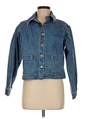 Something Navy Denim Jacket (view 1)