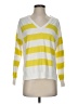 Elliott Lauren 100% Cotton Stripes Yellow Pullover Sweater Size S - photo 1