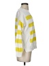 Elliott Lauren 100% Cotton Stripes Yellow Pullover Sweater Size S - photo 4