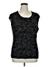 Escada Black Sleeveless Blouse Size XL - photo 1