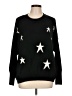 Vince Camuto Stars Black Pullover Sweater Size L - photo 1