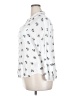Torrid 100% Rayon Print White 3/4 Sleeve Button-Down Shirt Size 2X Plus (2) - photo 5