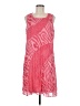 Chico's 100% Polyester Pink Casual Dress Size Med (1) - photo 1