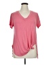Apana Pink Short Sleeve Top Size XL - photo 1