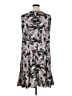 Perceptions Graphic Black Casual Dress Size 14 - photo 2