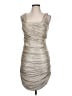 Express Metallic Silver Cocktail Dress Size 10 - photo 1