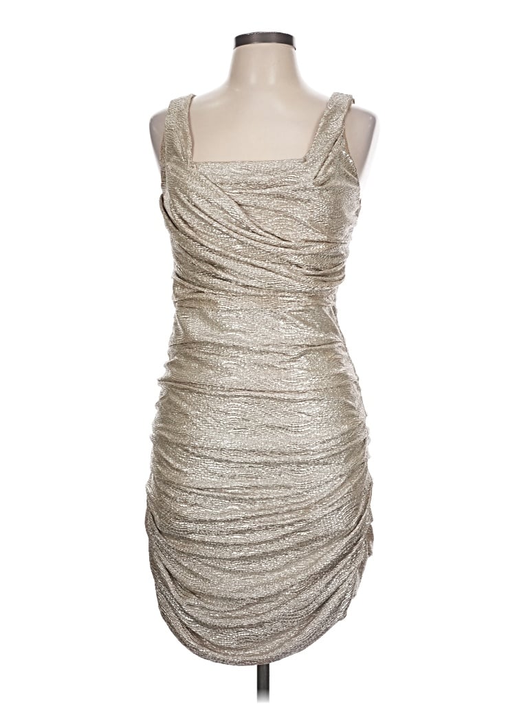Pre-owned Express Cocktail Dress In Silver