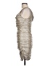 Express Metallic Silver Cocktail Dress Size 10 - photo 5