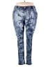 Apple Bottoms Print Blue Jeggings Size 22 - photo 1