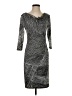 Anne Klein Tweed Gray Cocktail Dress Size 2 - photo 1