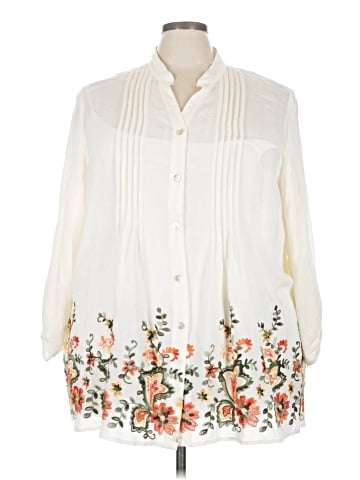 Ruby Rd. 3/4 Sleeve Blouse (view 1)