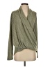 Akemi + Kin Metallic Green Cardigan Size S - photo 1
