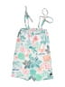 Tea 100% Cotton Tropical Teal Dress Size 2 - photo 2