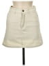 Assorted Brands 100% Cotton Solid Ivory Denim Skirt Size M - photo 1