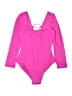 TA3 Solid Pink One Piece Swimsuit Size XL S - photo 1