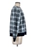 Eddie Bauer 100% Polyester Checkered-gingham Gray Blue Pullover Sweater Size M - photo 4