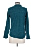 St. John's Bay 100% Polyester Teal Long Sleeve Henley Size XS - photo 2