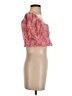 Le Lis 100% Polyester Pink Short Sleeve Blouse Size S - photo 4