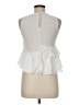 Zara Basic White Sleeveless Blouse Size 8 - photo 2