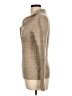 Suzy Shier 100% Acrylic Metallic Tan Pullover Sweater Size L - photo 5