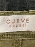 Curve Appeal Solid Green Khakis Size 32 waist - photo 7