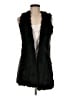 Mossimo Black Faux Fur Vest Size M - photo 1