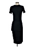Venus Solid Black Casual Dress Size XS - photo 2