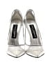 Dolce & Gabbana Metallic Silver Heels Size EU 38 - photo 2