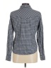 Gap 100% Cotton Houndstooth Blue Long Sleeve Button-Down Shirt Size M - photo 2