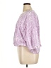 Unbranded 100% Polyester Purple 3/4 Sleeve Blouse Size 1X - photo 5