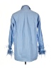 J.Crew Collection 100% Cotton Blue Long Sleeve Blouse Size L (estimated) - photo 2