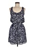 Aqua 100% Polyester Animal Print Blue Casual Dress Size M - photo 1
