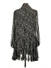 Zara 100% Polyester Animal Print Black Casual Dress Size L - photo 2